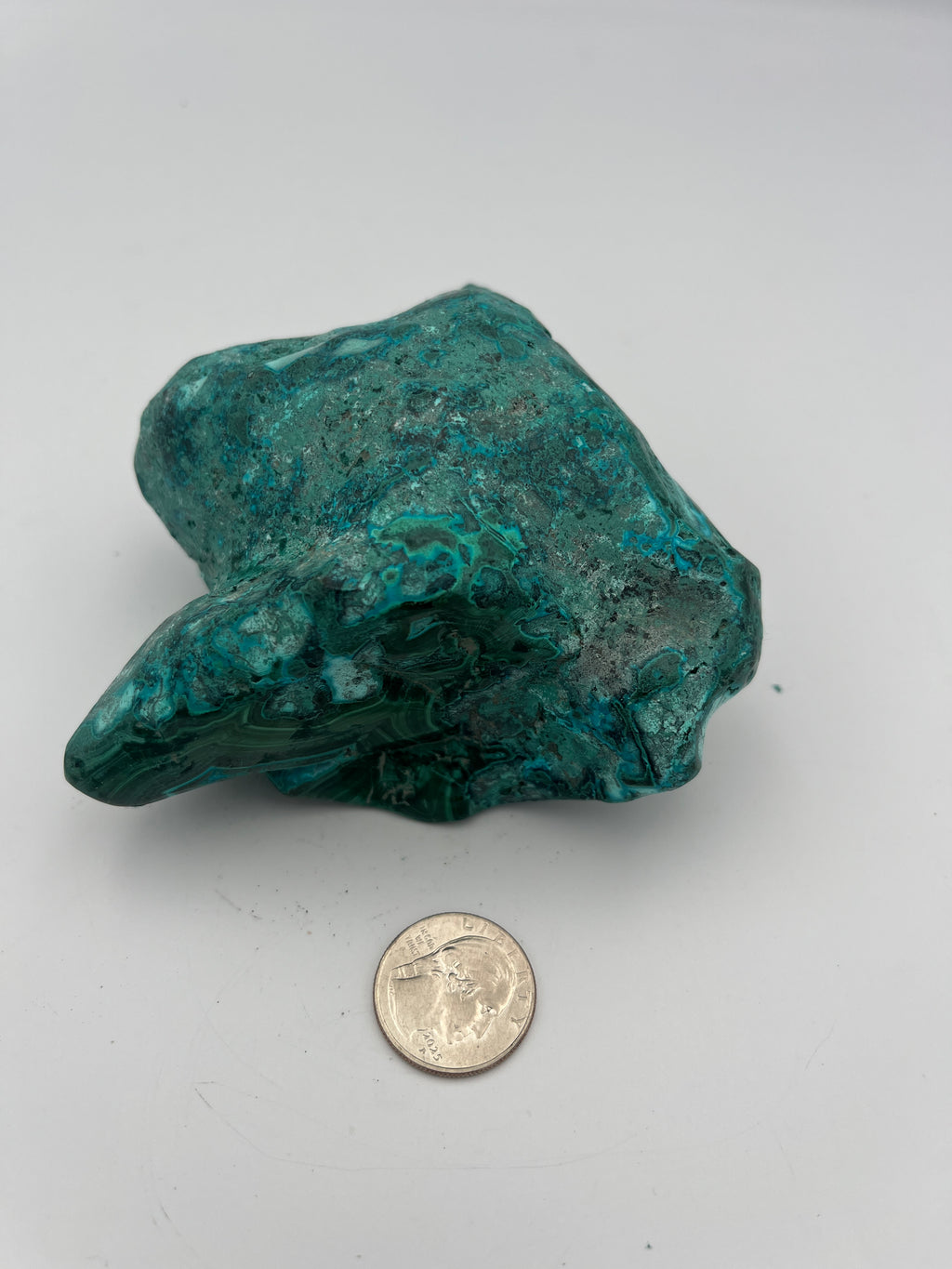 Polished Malachite w/Chrysocolla
