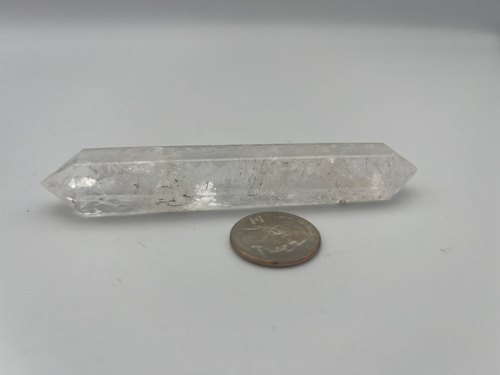Polished Brazilian Double Term - Quartz