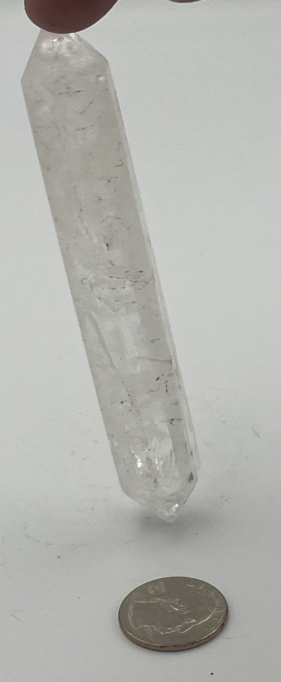Polished Brazilian Double Term - Quartz