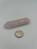 Polished Brazilian Double Term - Rose Quartz