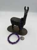 8mm Gemstone Bead Bracelets - Amethyst