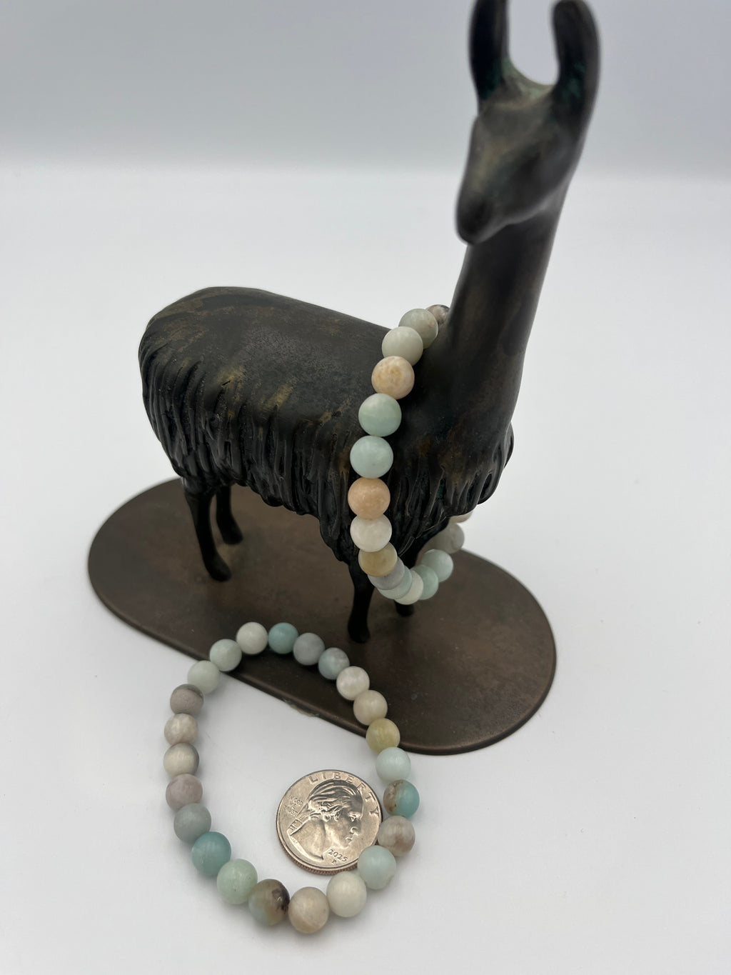 8mm Gemstone Bead Bracelets - Amazonite