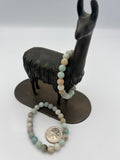 8mm Gemstone Bead Bracelets - Amazonite