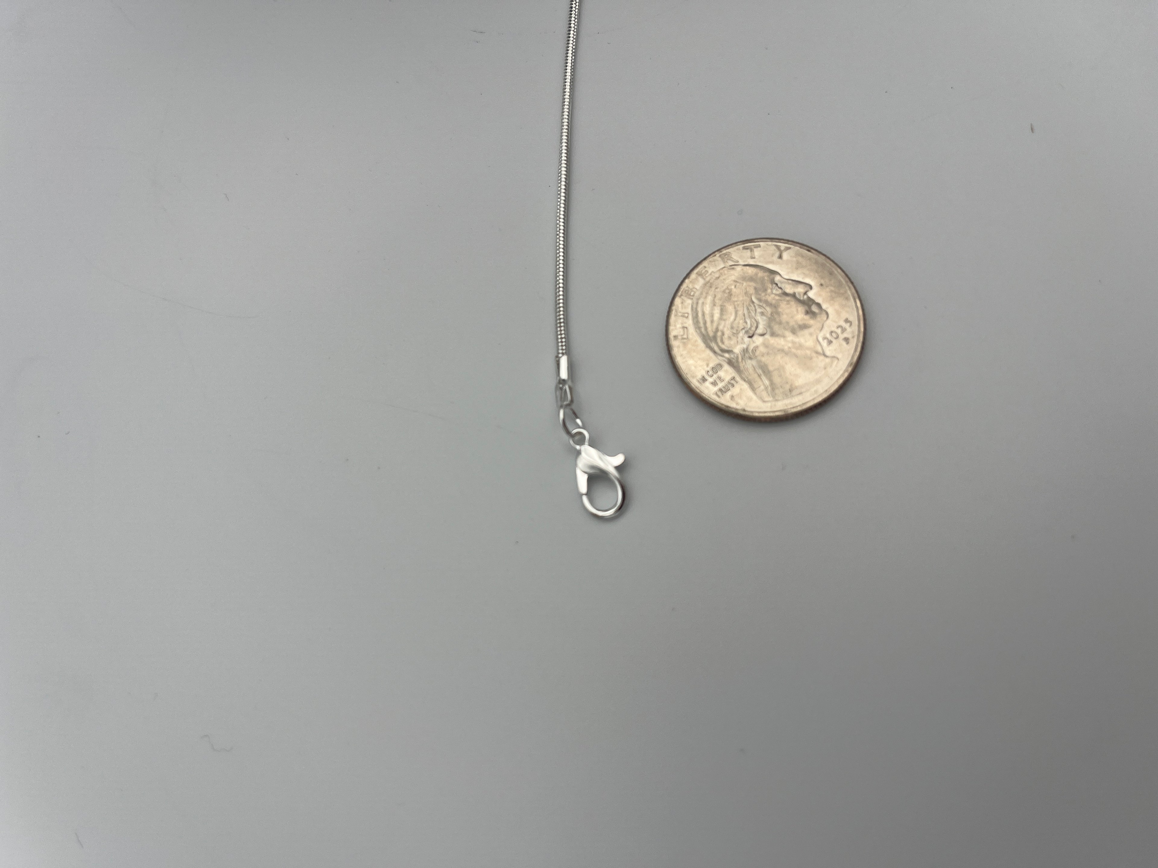 18" Snake Chain - Silver