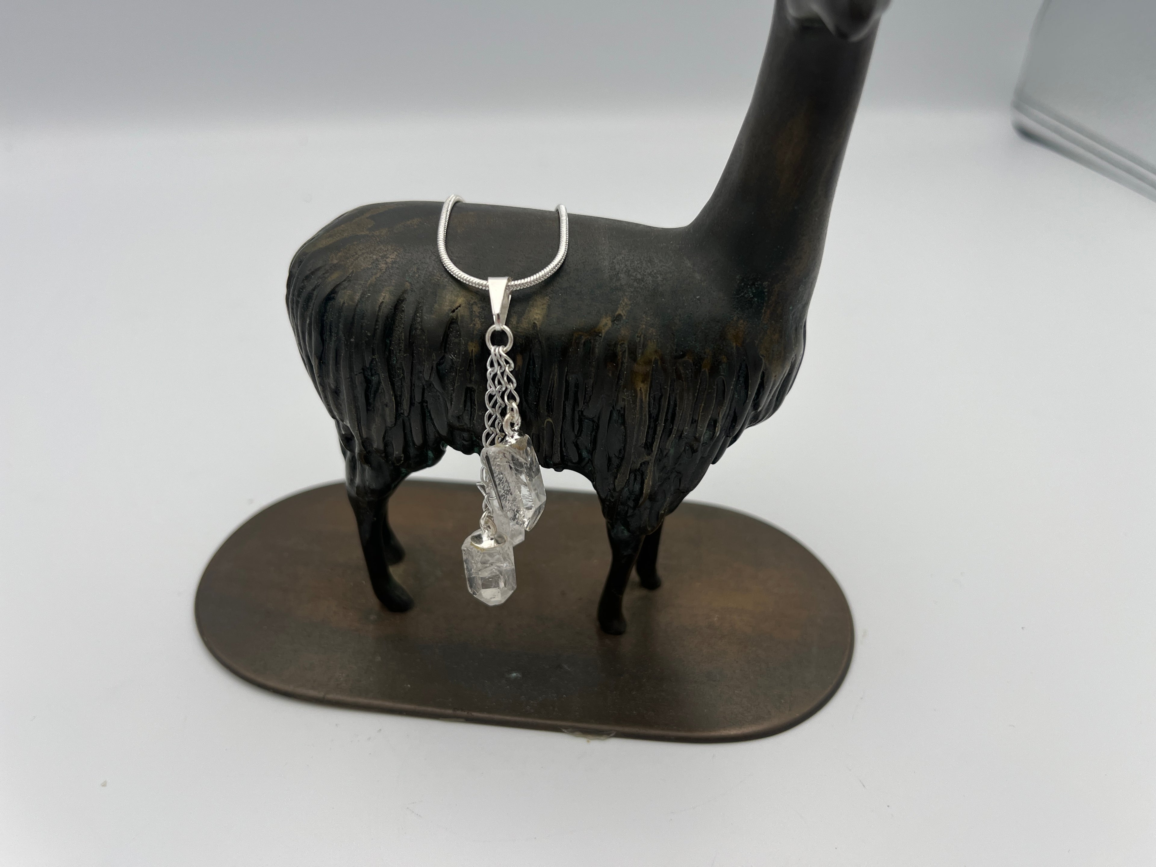Quartz 3pc Dangle Pendant