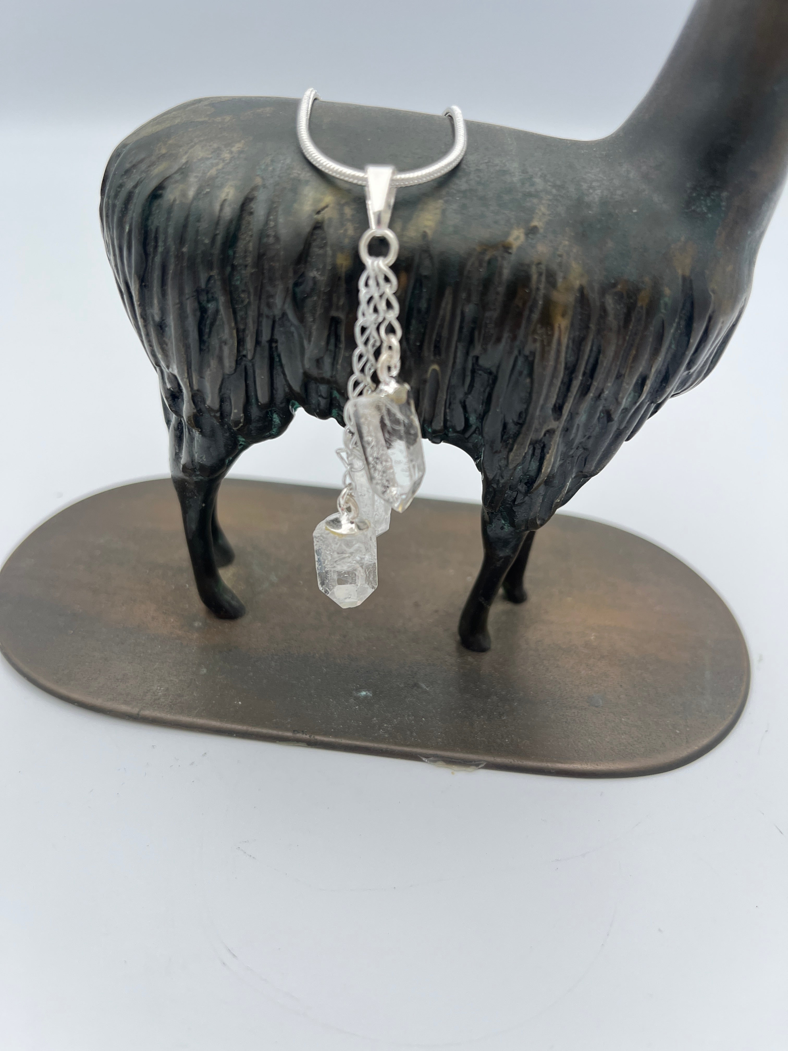Quartz 3pc Dangle Pendant