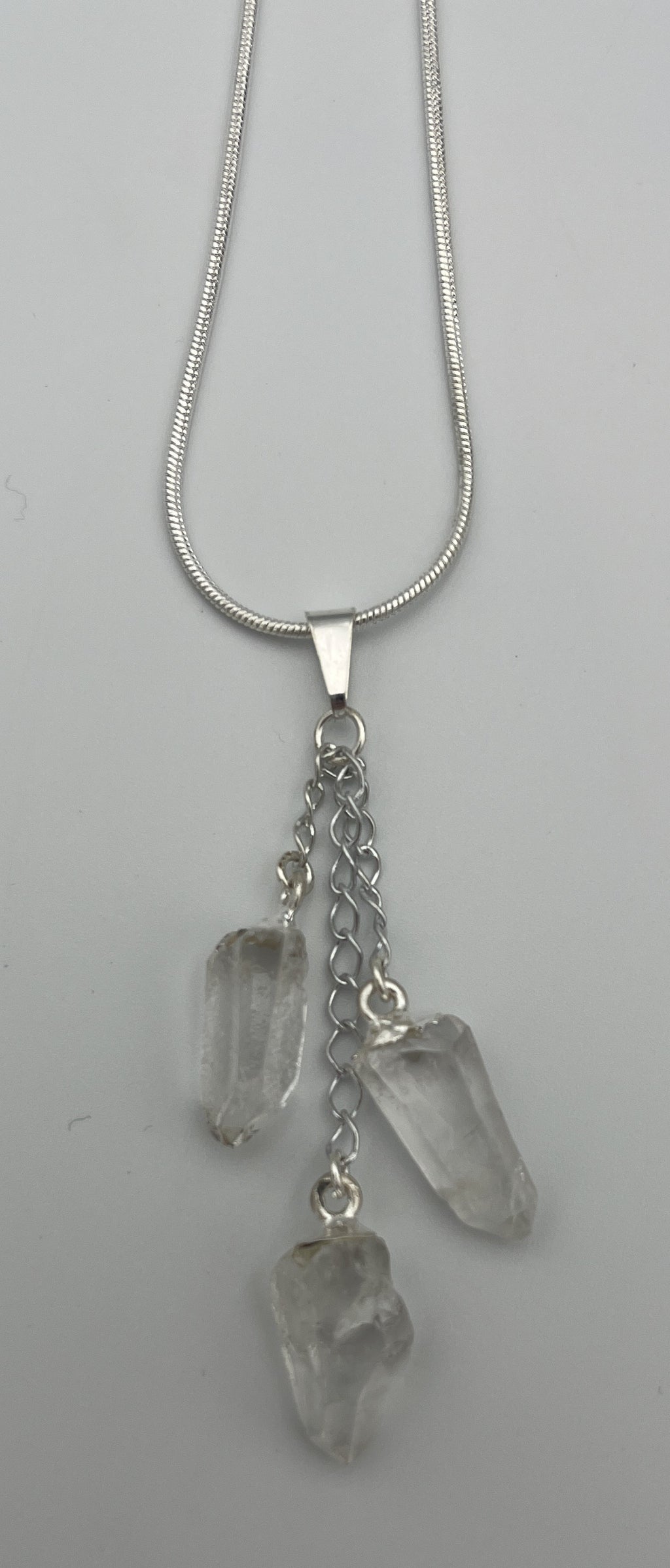 Quartz 3pc Dangle Pendant