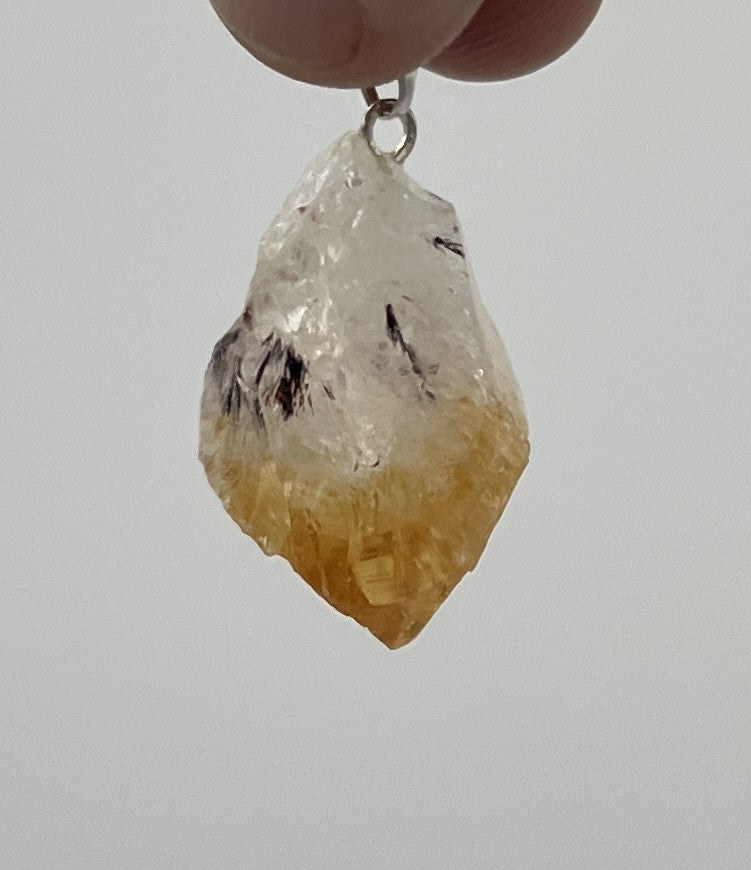 Citrine Point w/ Bail Style Pendant
