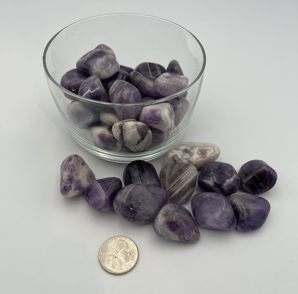Tumbled Stone - Banded Amethyst S.Africa