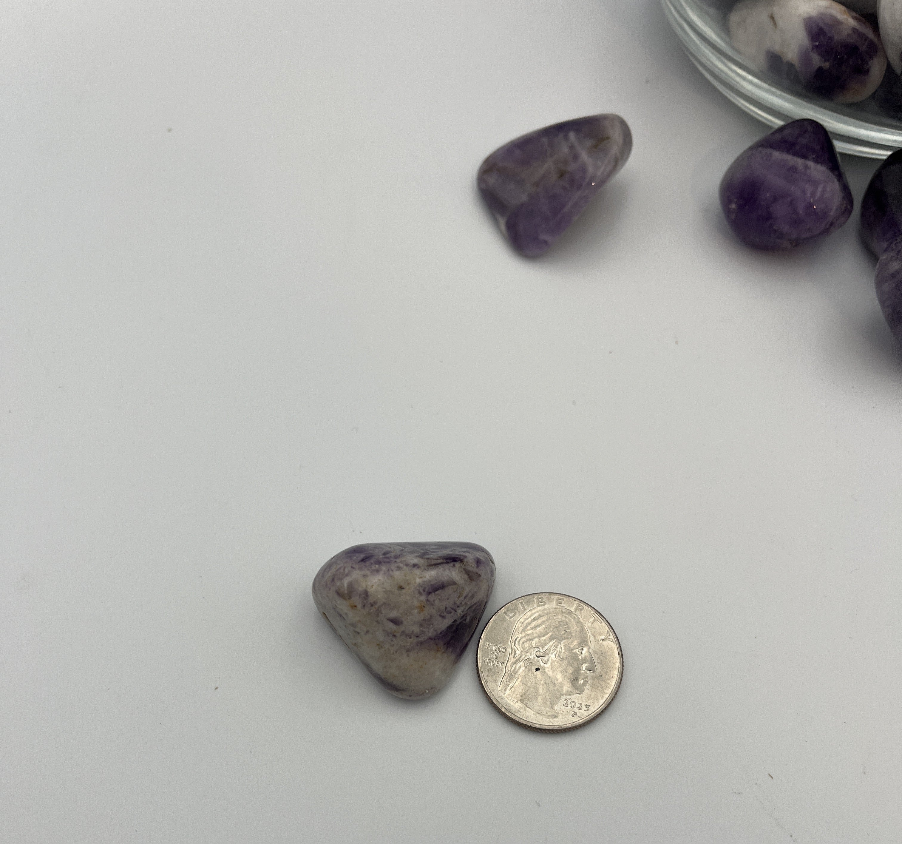 Tumbled Stone - Banded Amethyst S.Africa