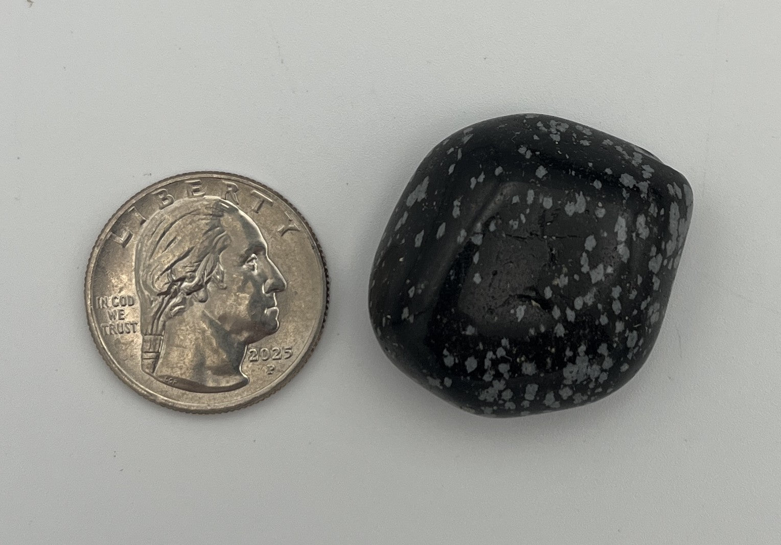 Tumbled Stone - Snowflake Obsidian S.Africa
