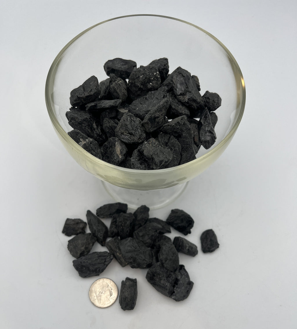 Rough Black Tourmaline Crystal 10-20g | Ethically Sourced (Brazil)