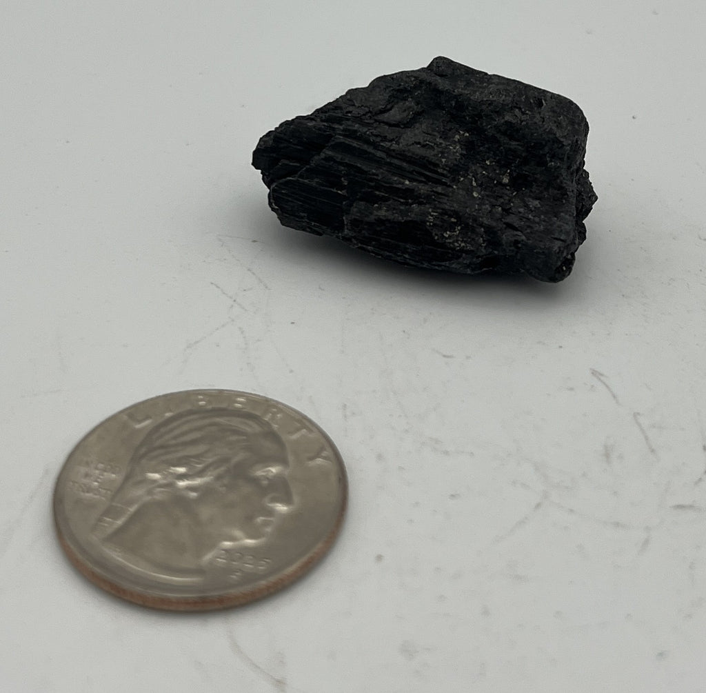 Rough Black Tourmaline Crystal 10-20g | Ethically Sourced (Brazil)