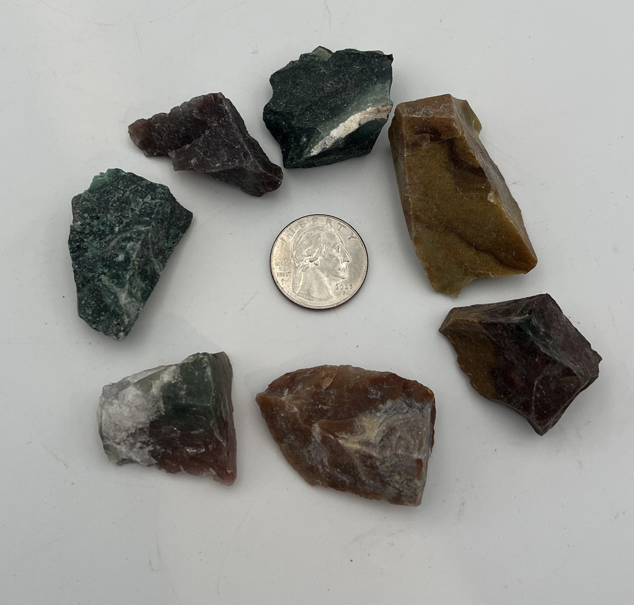 Rough Fancy Jasper, 20-40g (India)