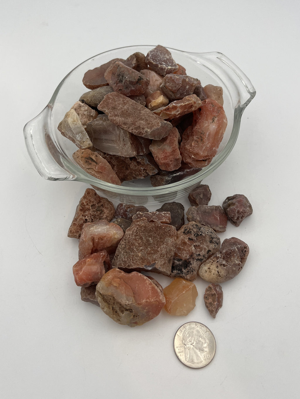 Rough Stone -.Carnelian, 20-40g (India)