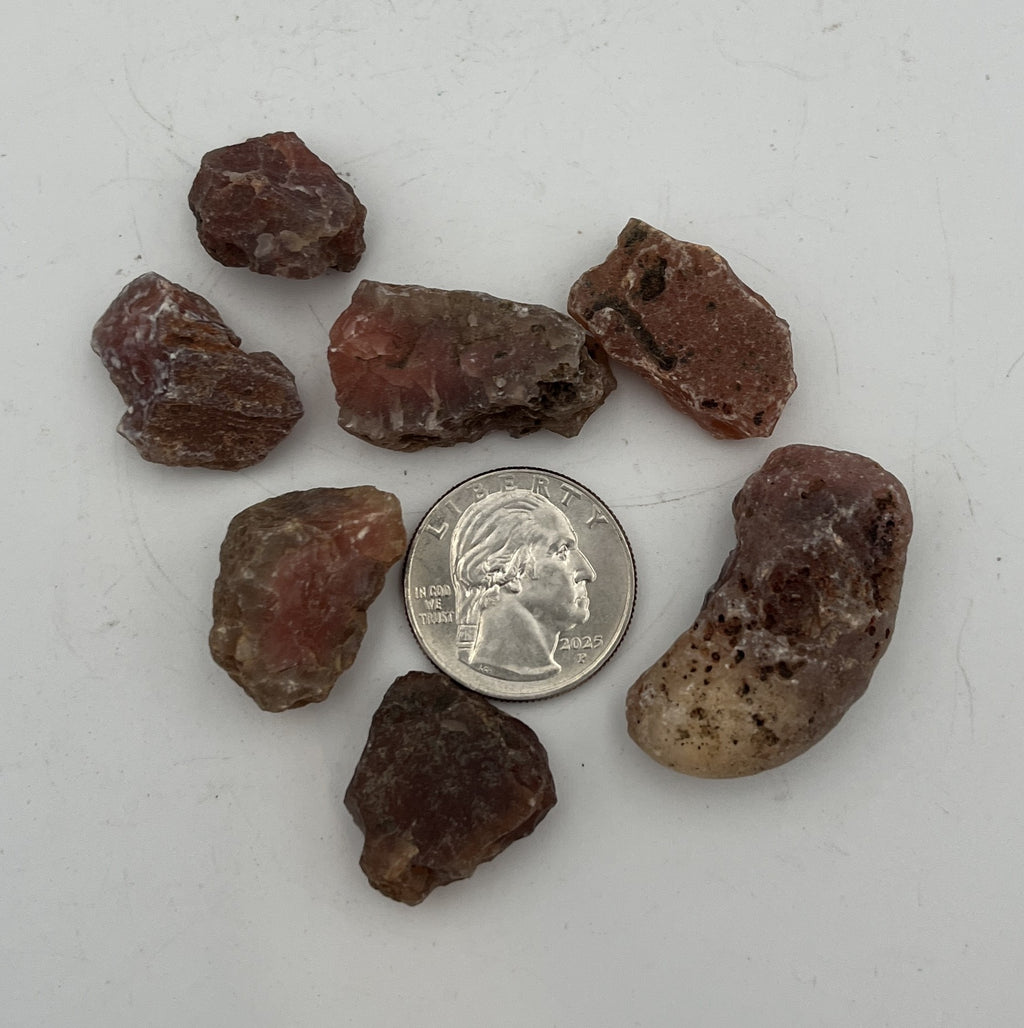 Rough Stone -.Carnelian, 20-40g (India)