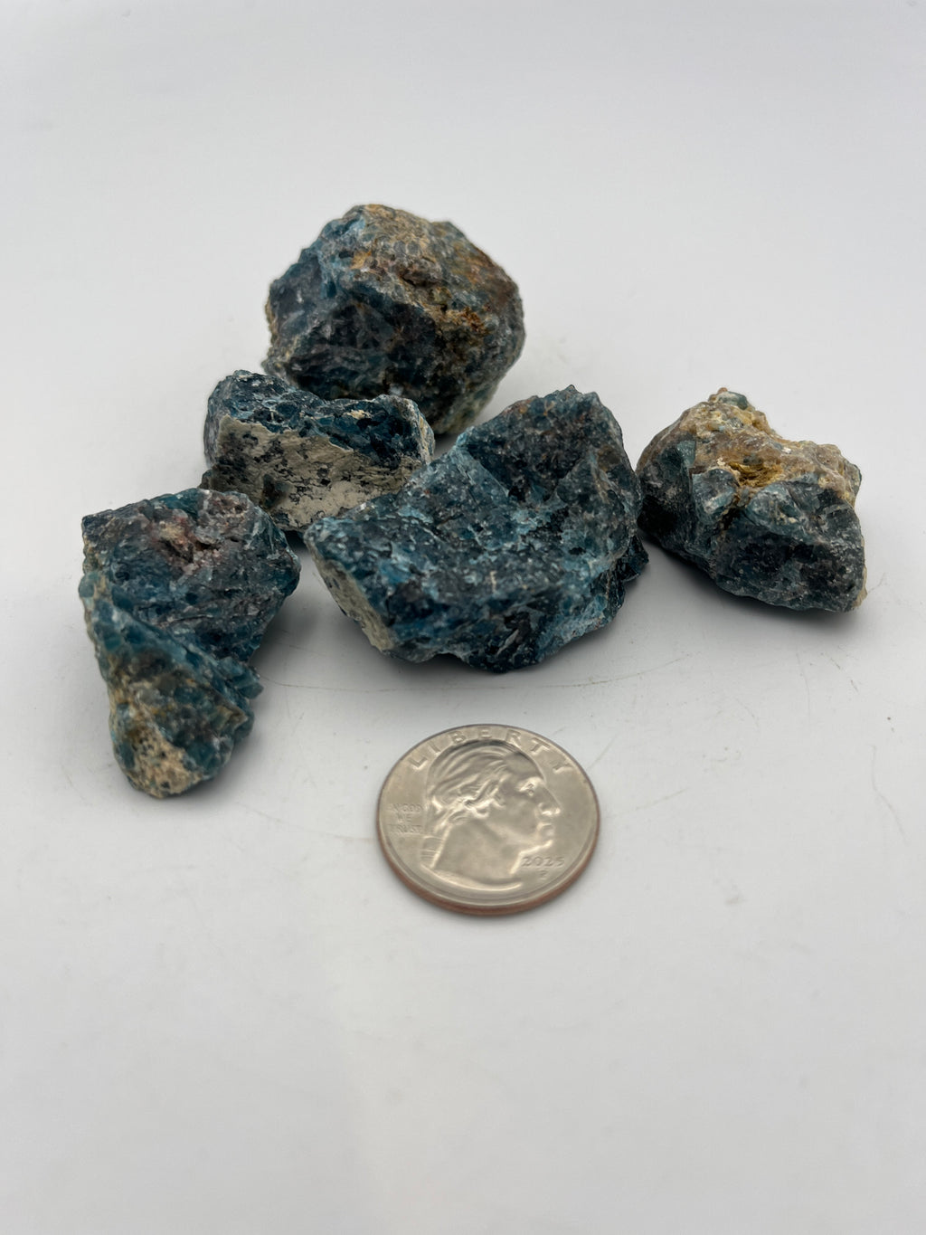 Natural Blue Apatite from Brazil - Small, 30-40g