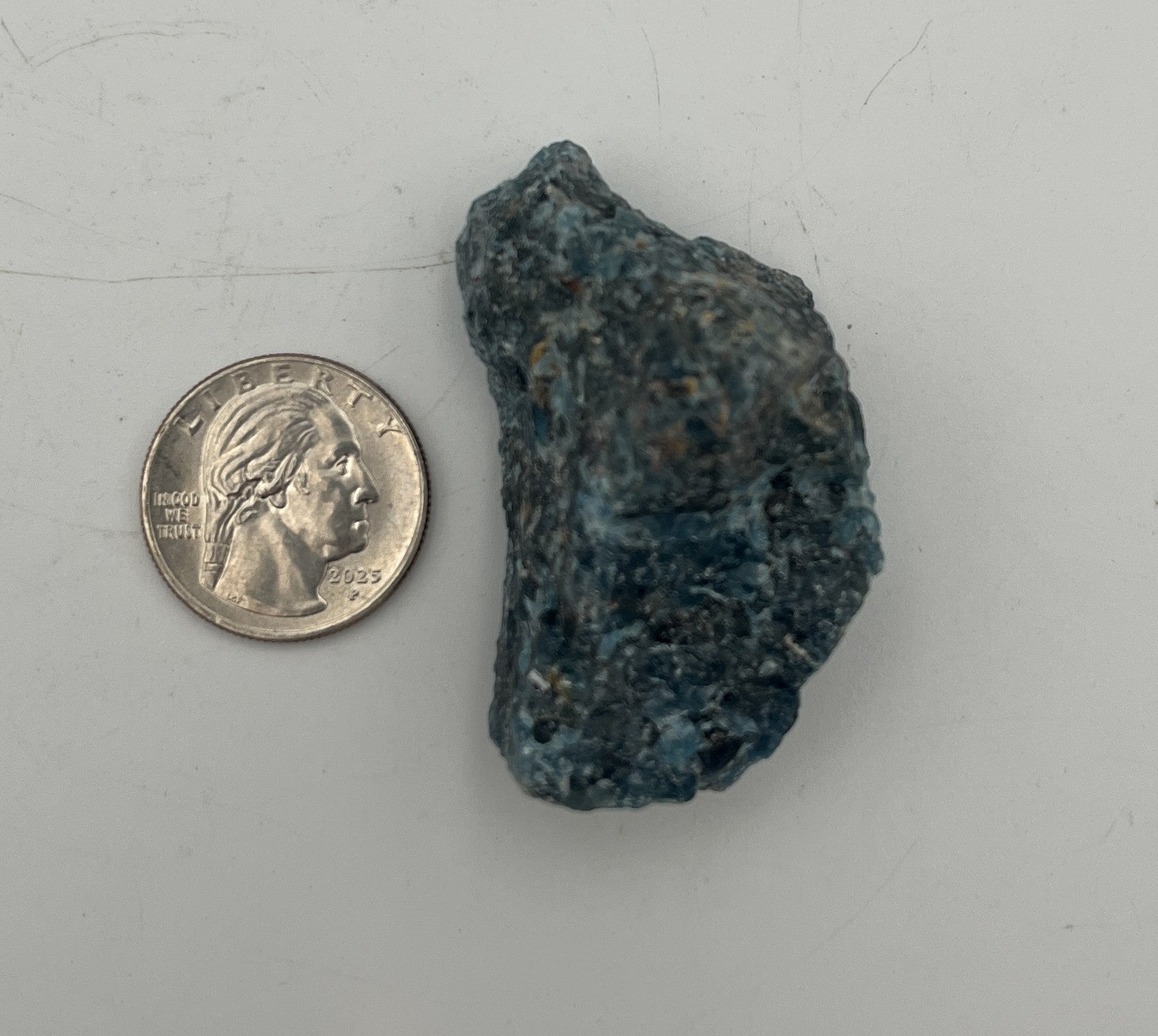 Natural Blue Apatite from Brazil - Small, 30-40g