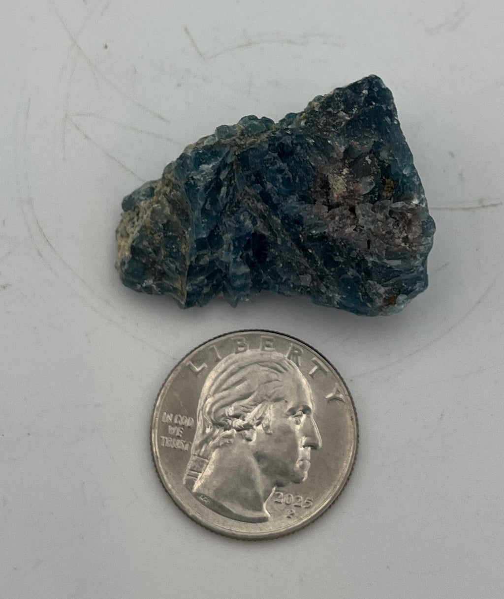 Natural Blue Apatite from Brazil - Small, 30-40g