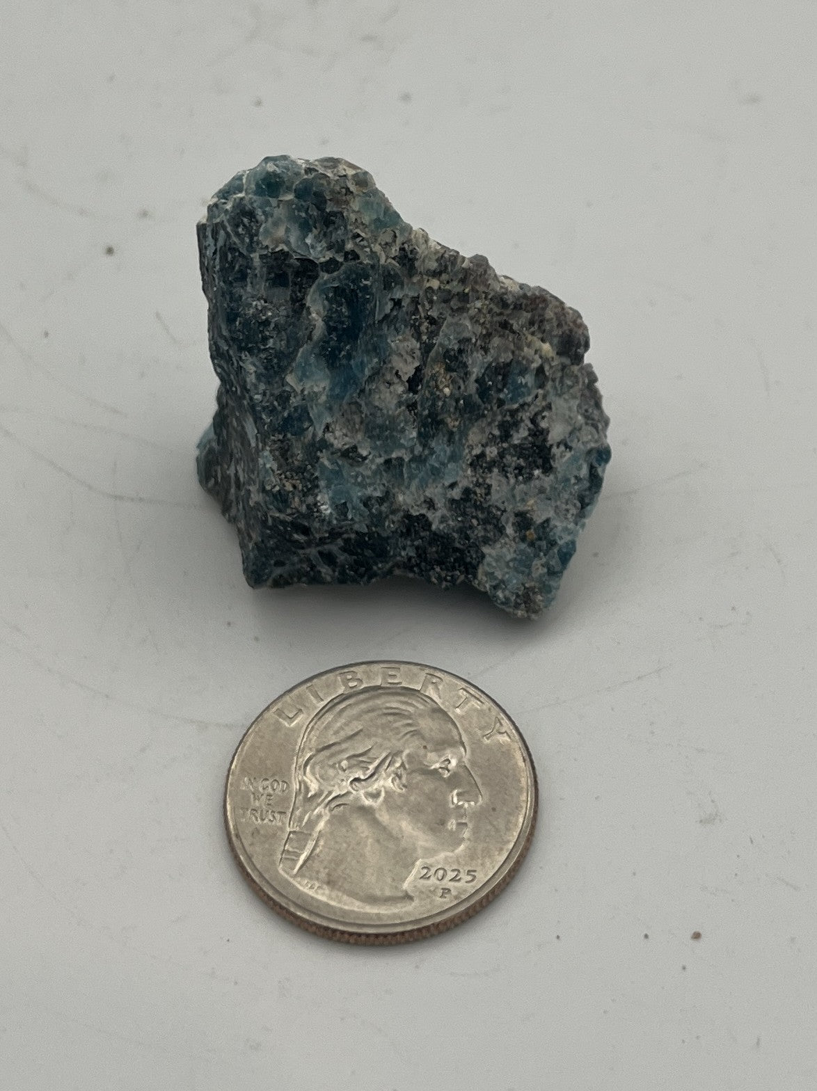Natural Blue Apatite from Brazil - Small, 30-40g