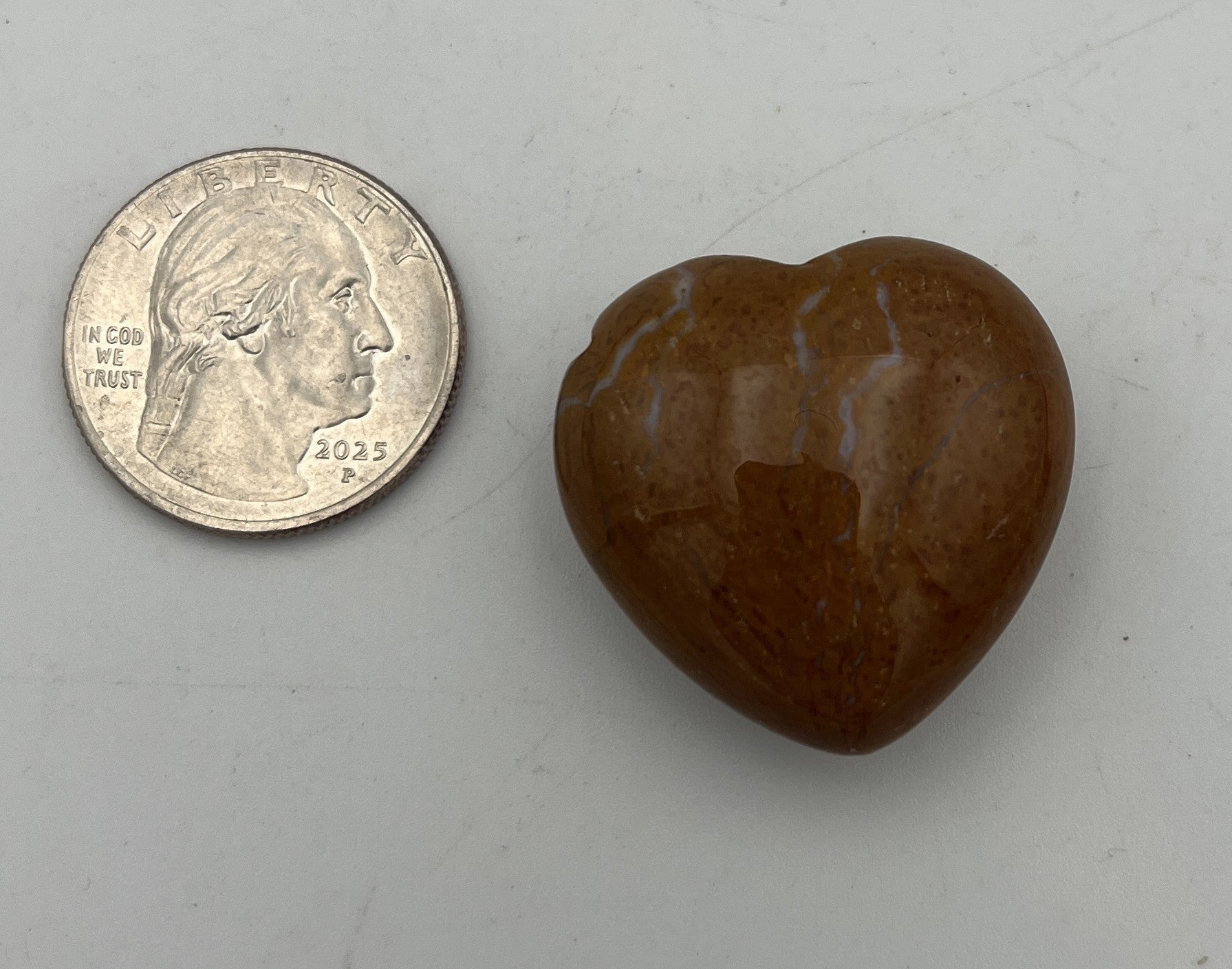 30mm Pocket Hearts - Mookaite