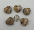 30mm Pocket Hearts - Picture Jasper