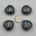 30mm Pocket Hearts - Hematite