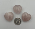 30mm Pocket Hearts - Rose Quartz