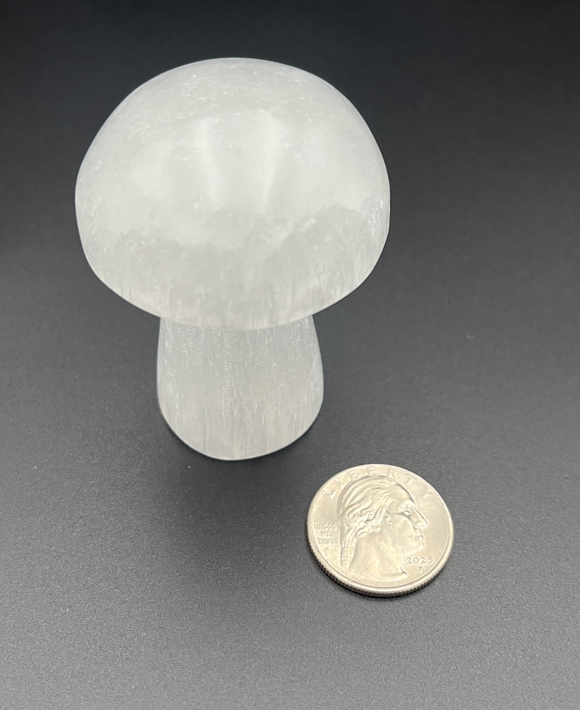 Selenite 2.5" Mushroom