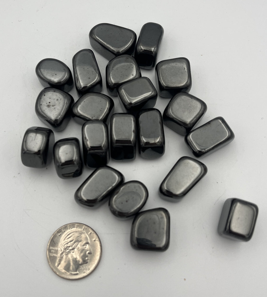 Tumbled Hematite A/B Quality from China