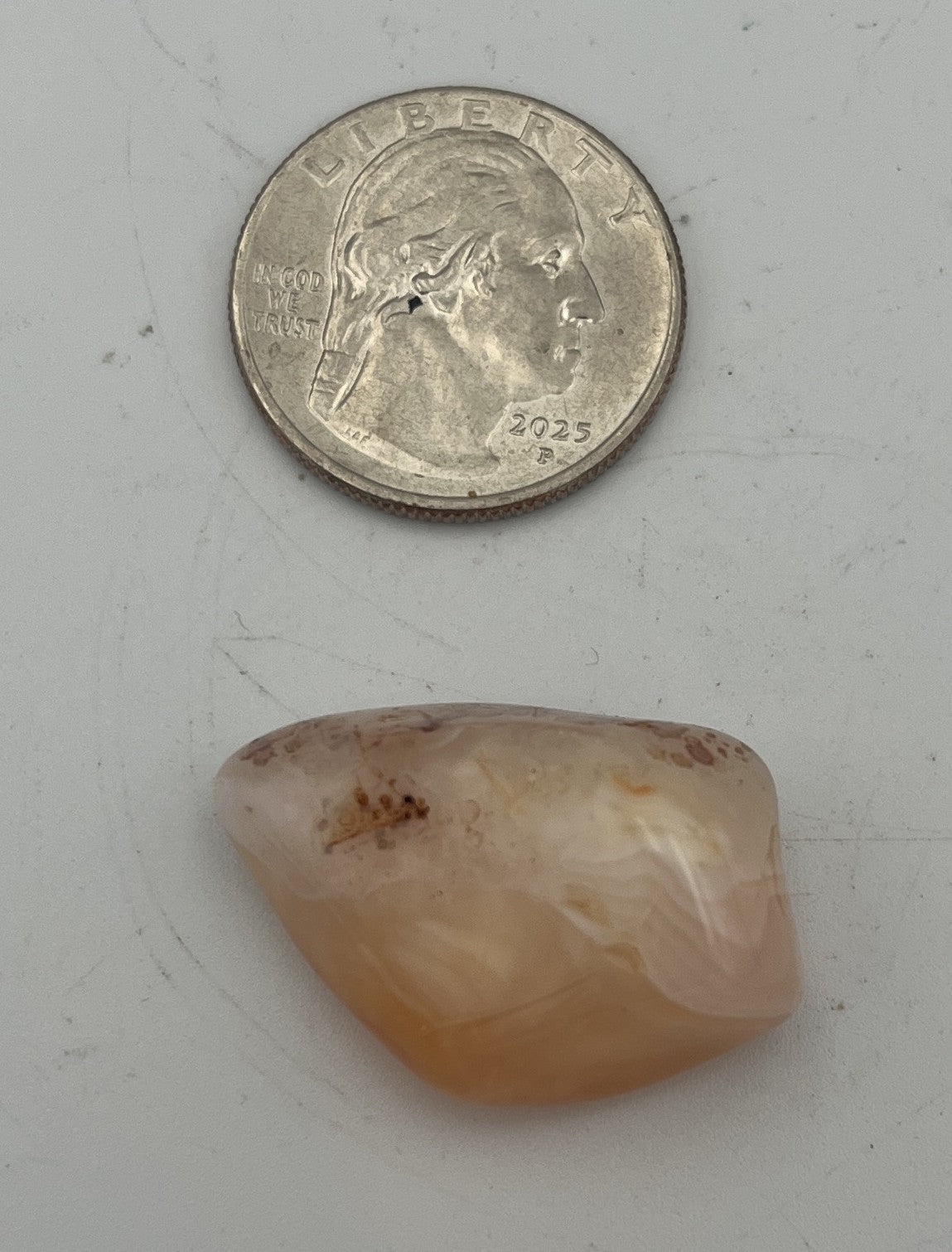 Tumbled Stone - Banded Carnelian S.Africa