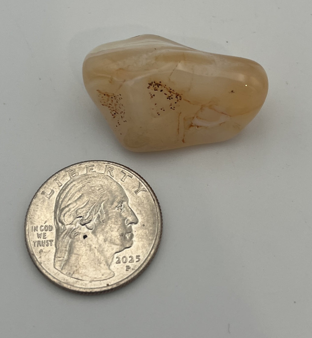 Tumbled Stone - Banded Carnelian S.Africa