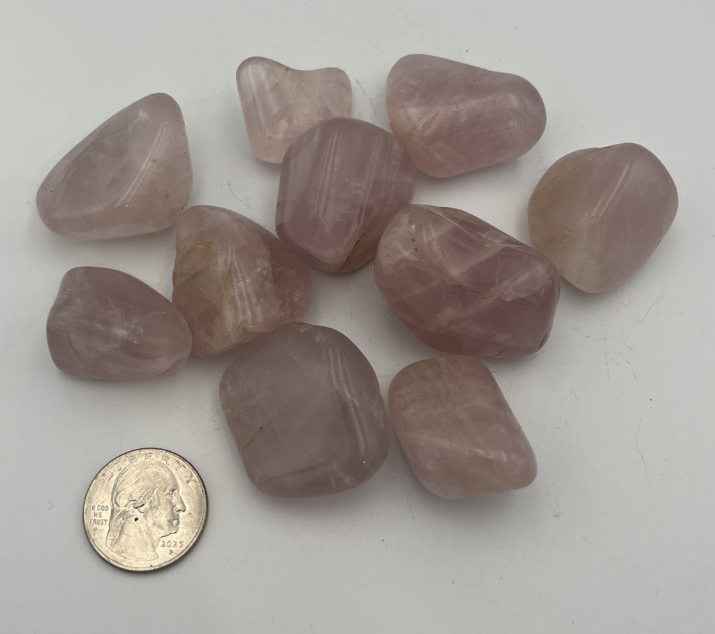 Tumbled Stone from Madagascar - Rose Quartz, 20-45mm