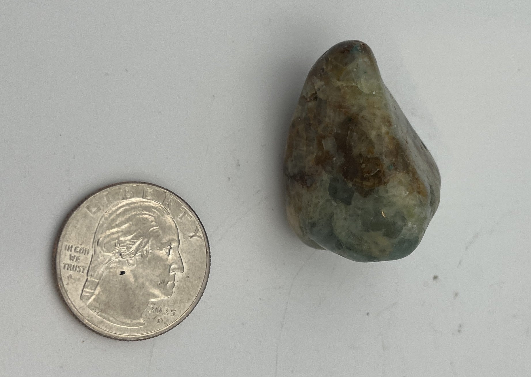 Tumbled Stone from Madagascar - Chrysocolla, 20-45mm