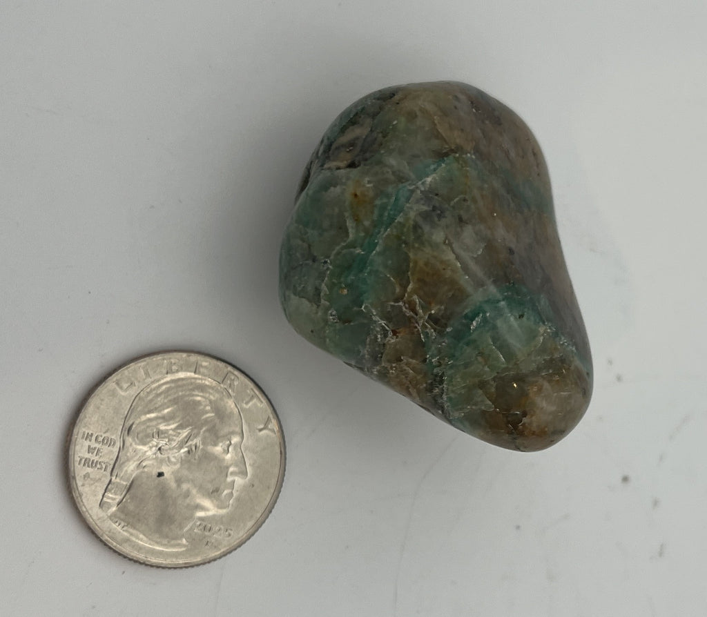 Tumbled Stone from Madagascar - Chrysocolla, 20-45mm