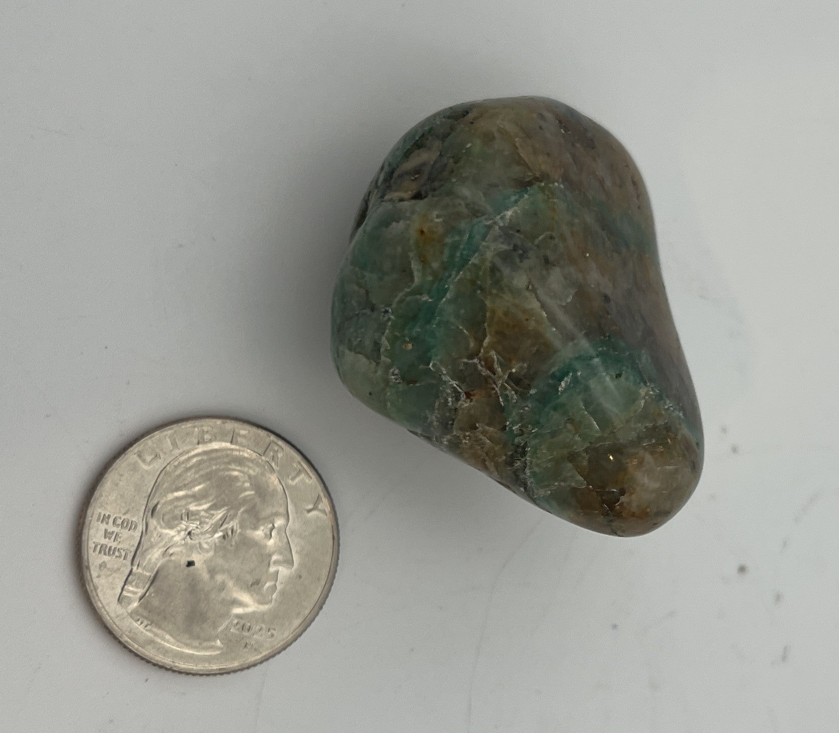 Tumbled Stone from Madagascar - Chrysocolla, 20-45mm