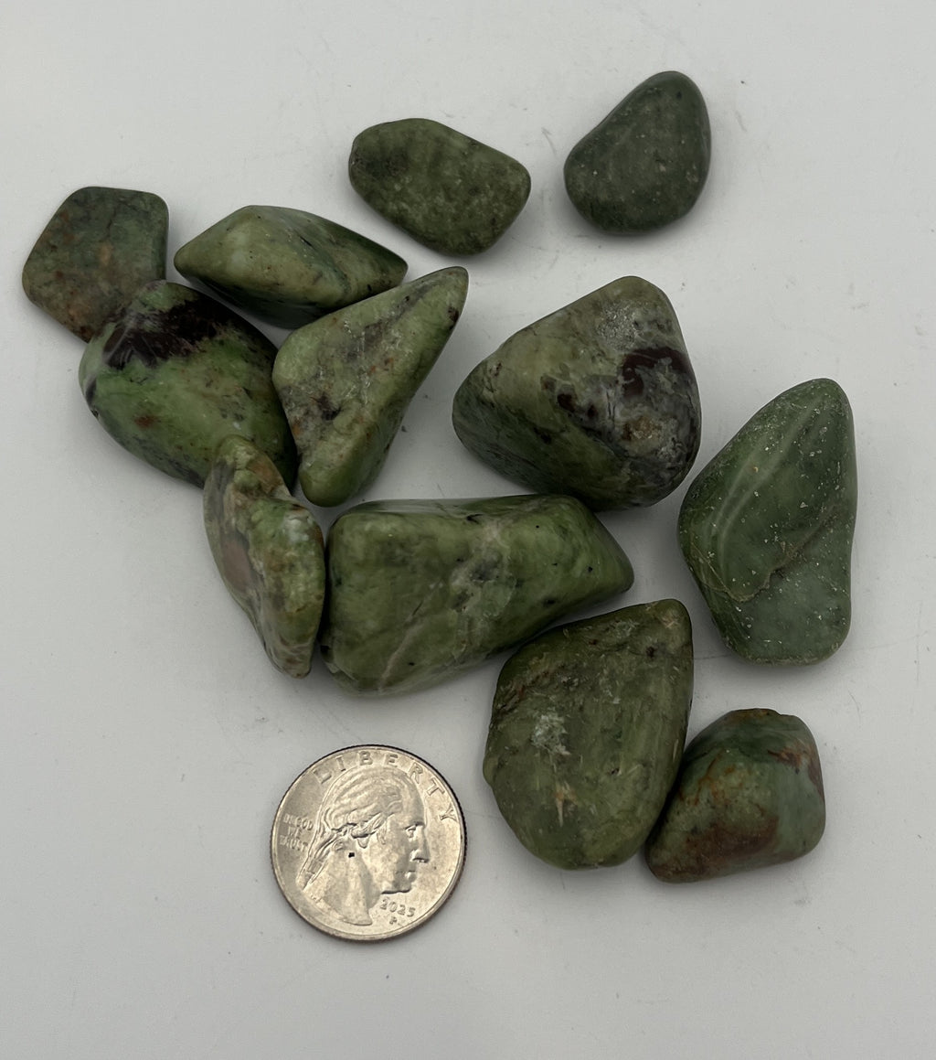 Tumbled Stone from Madagascar - Chrysoprase, 20-45mm