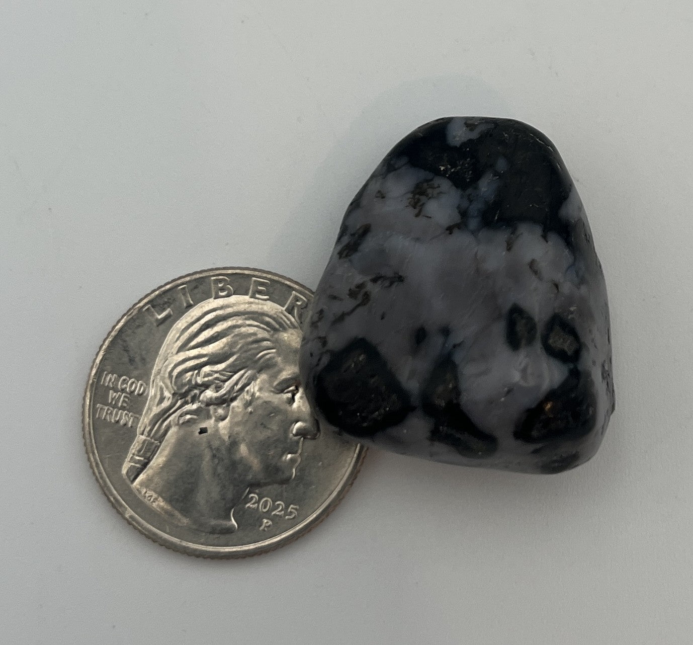Tumbled Stone from Madagascar - Indigo Gabbro, 20-45mm