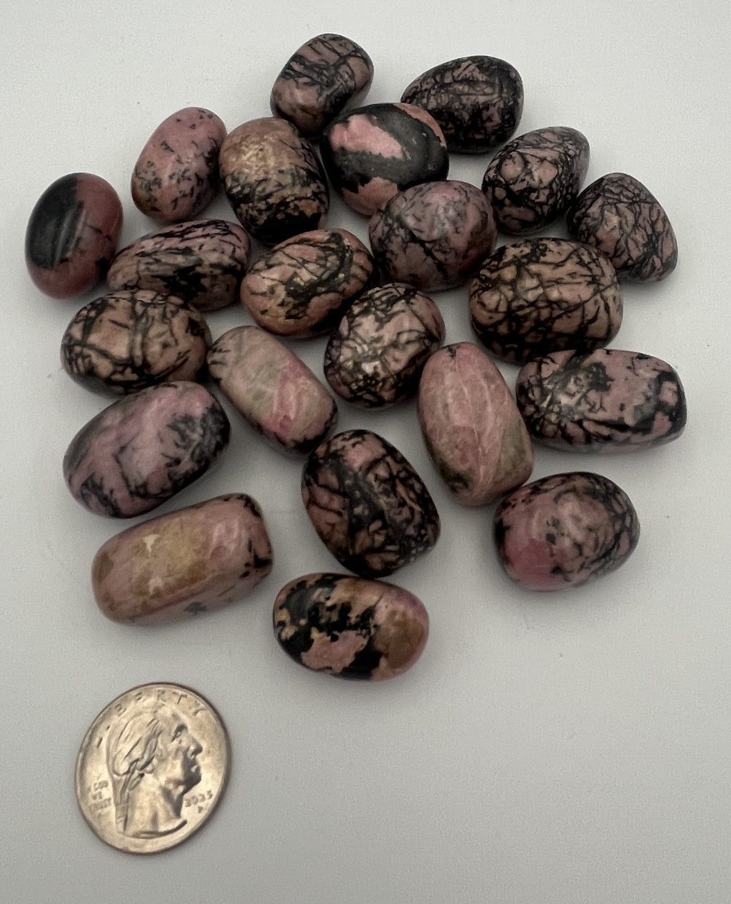 Tumbled Stone from China - Rhodonite