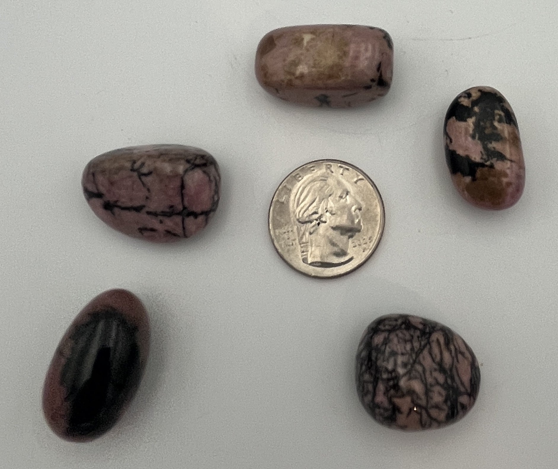 Tumbled Stone from China - Rhodonite