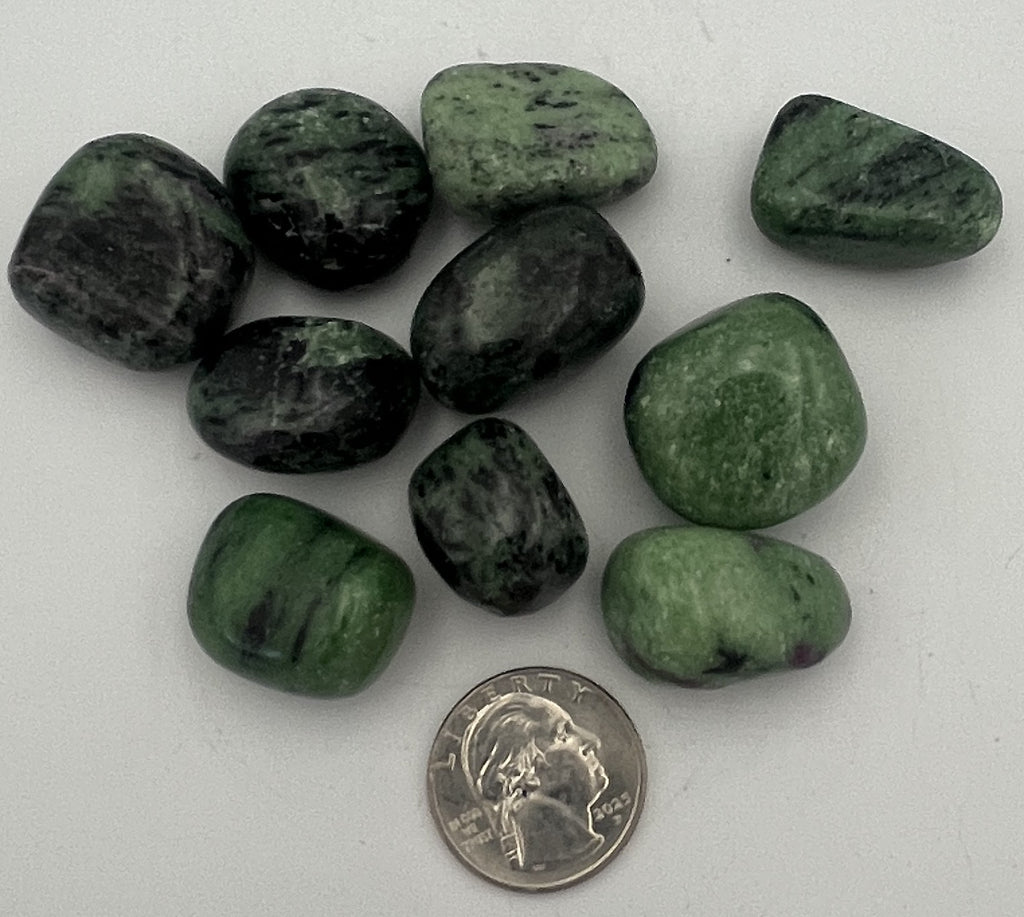 Tumbled Stone from China - Ruby Zoisite