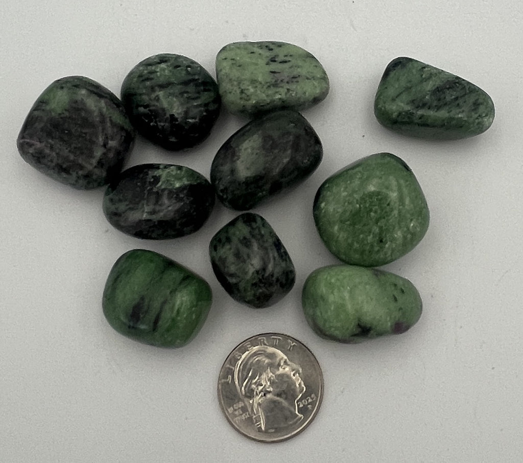 Tumbled Stone from China - Ruby Zoisite