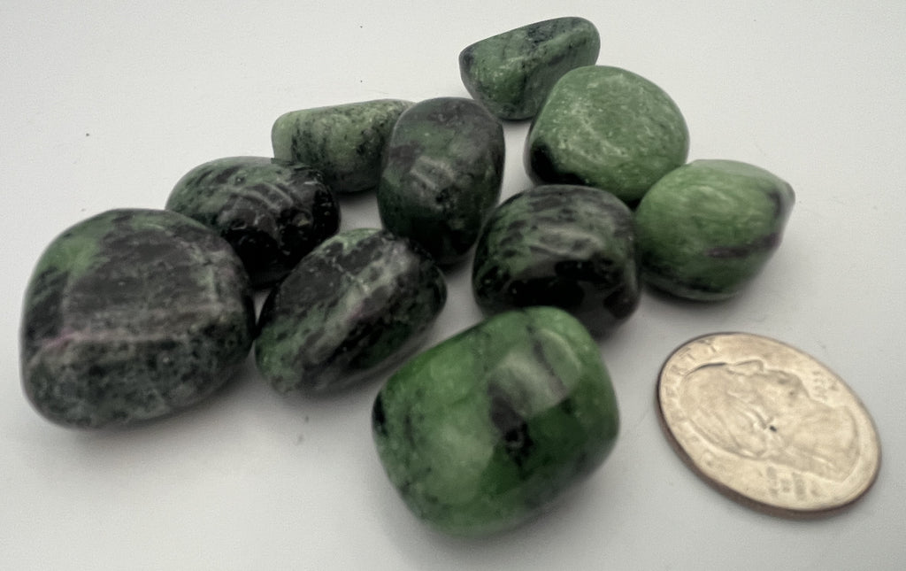 Tumbled Stone from China - Ruby Zoisite