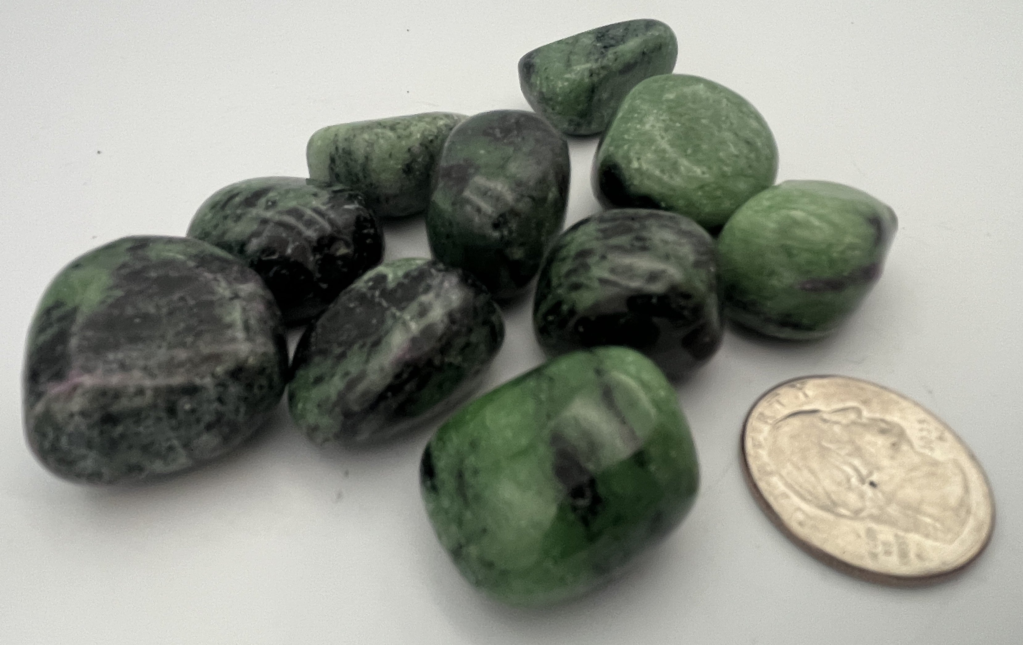 Tumbled Stone from China - Ruby Zoisite