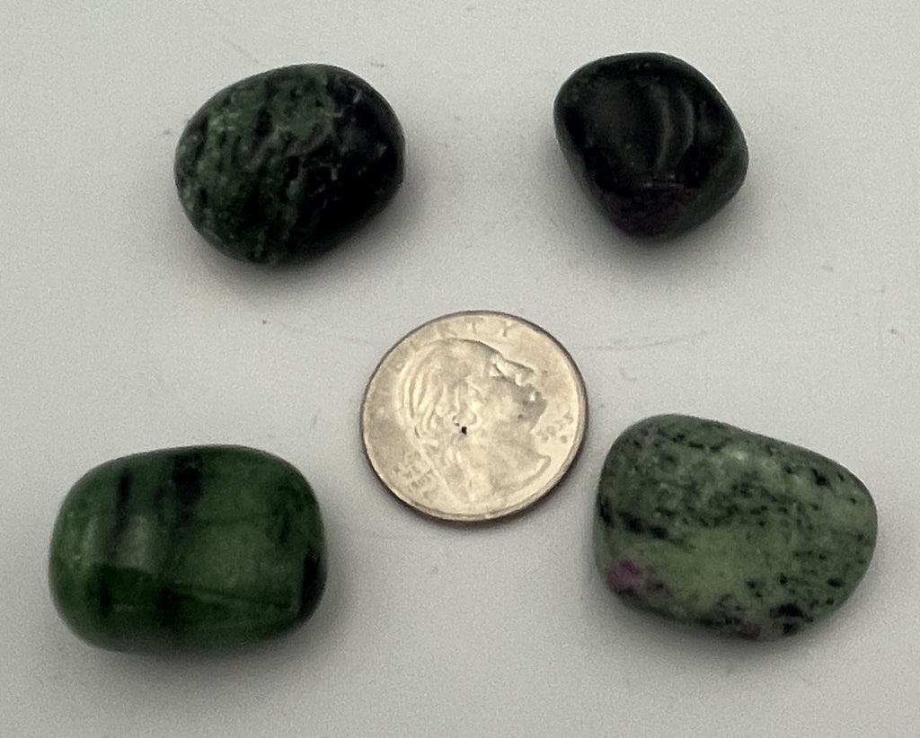 Tumbled Stone from China - Ruby Zoisite
