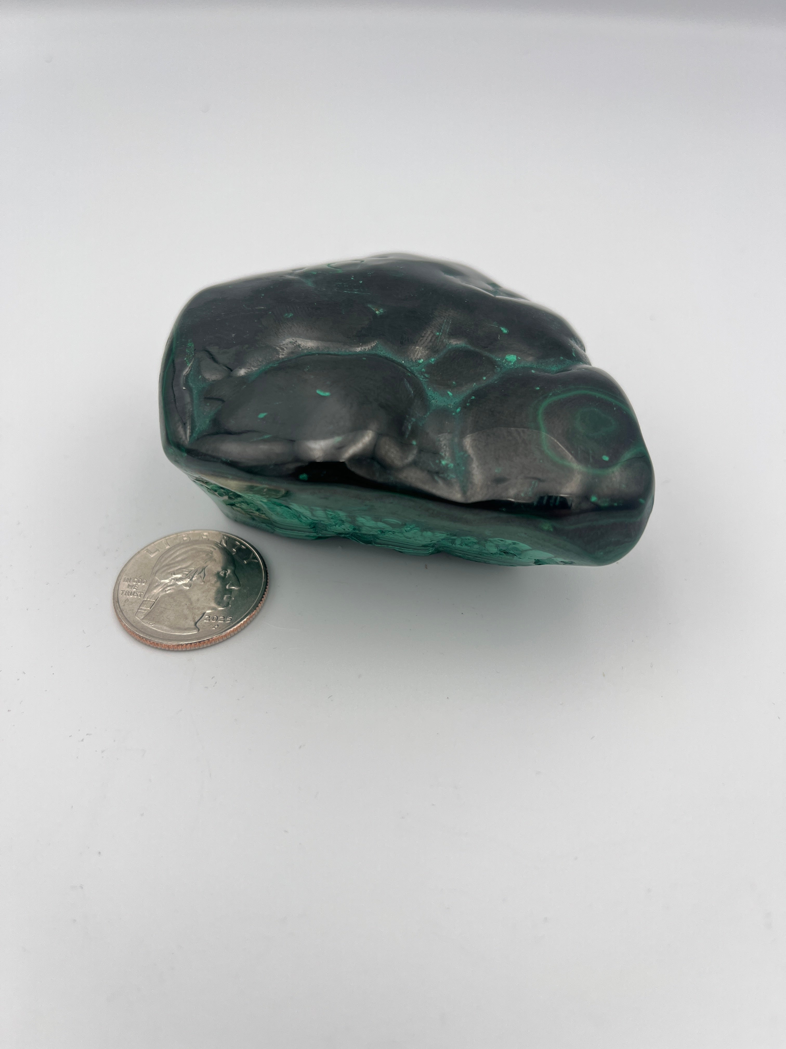 Polished Malachite Freeform