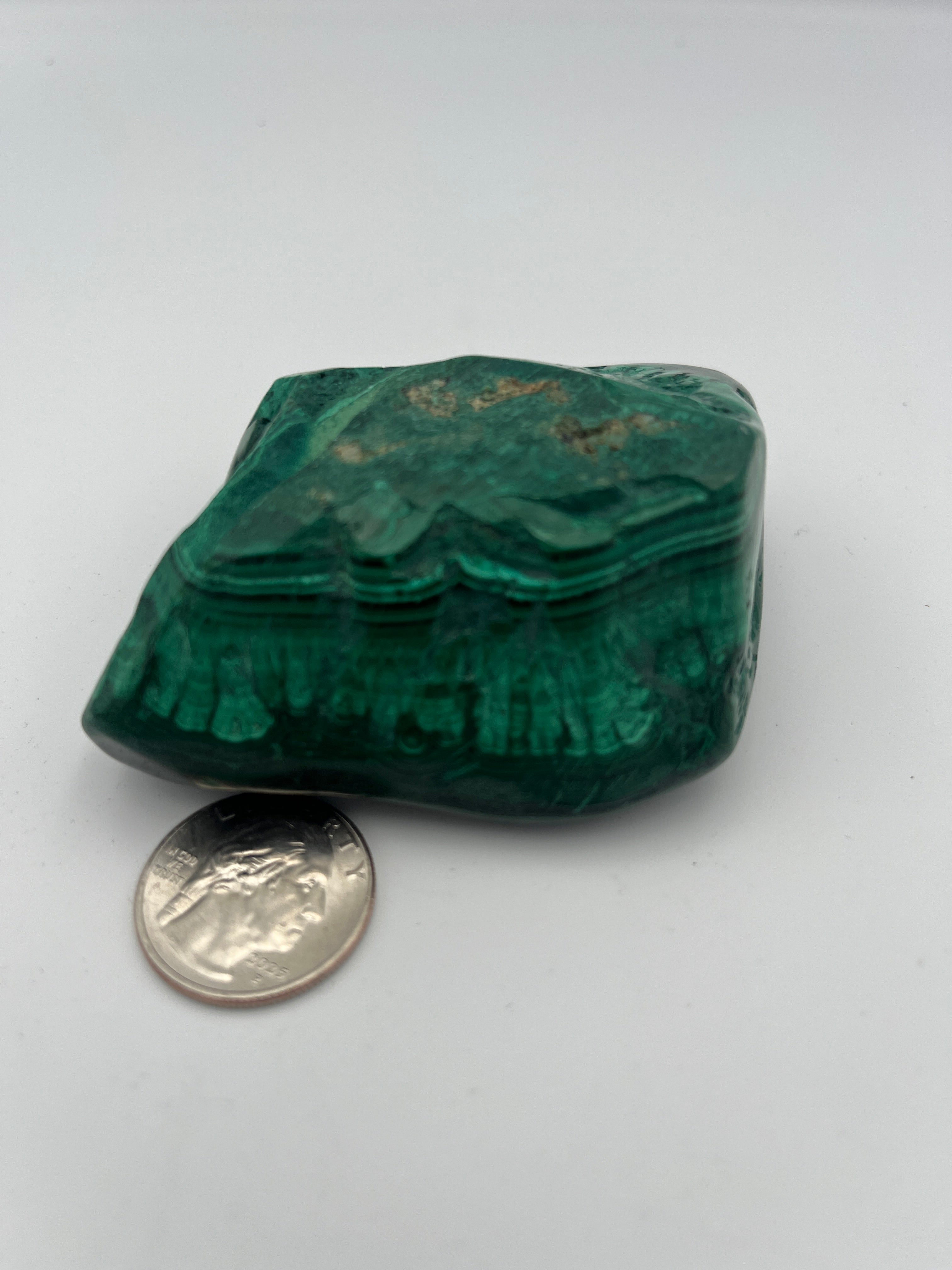 Polished Malachite Freeform