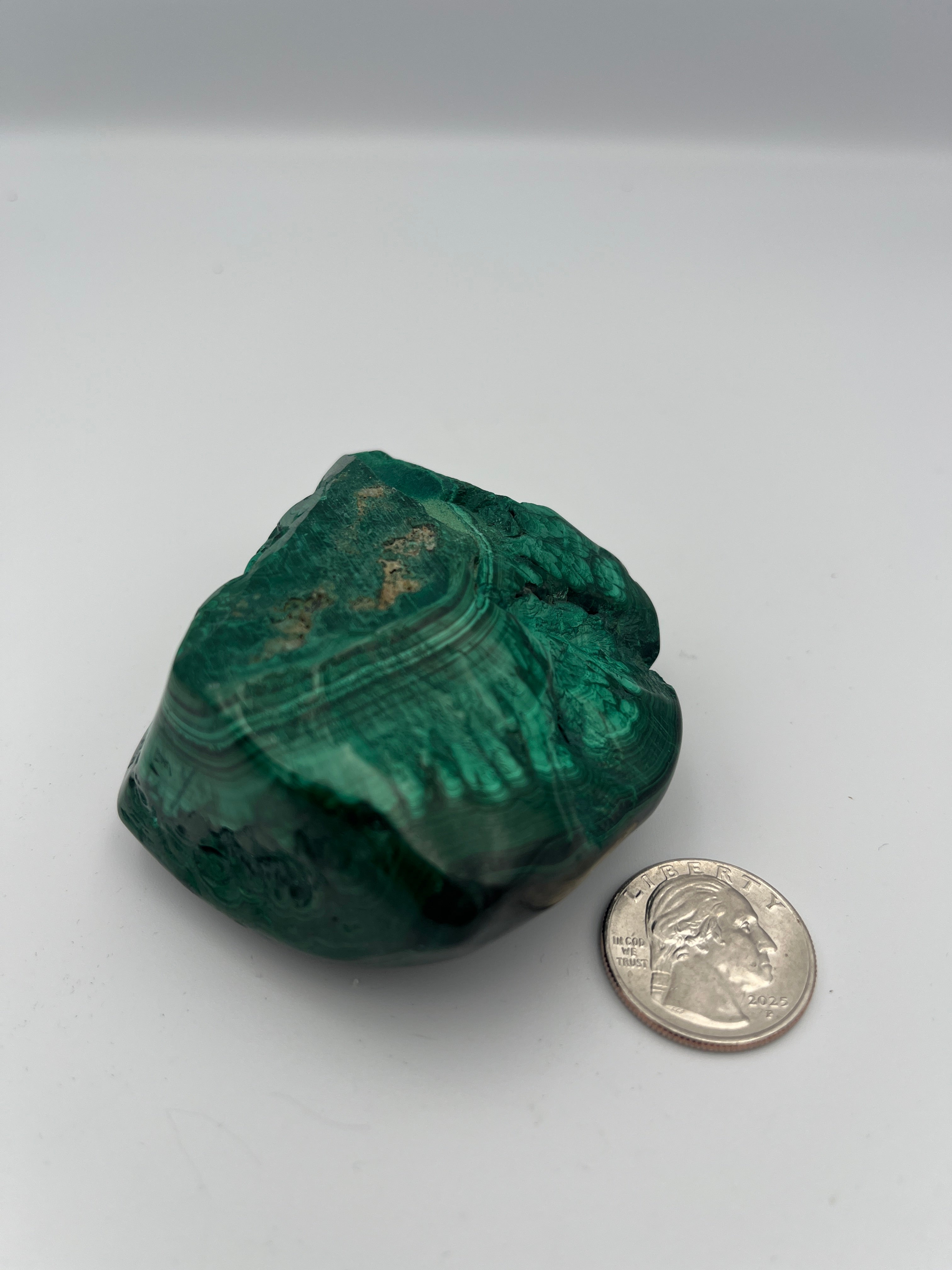 Polished Malachite Freeform