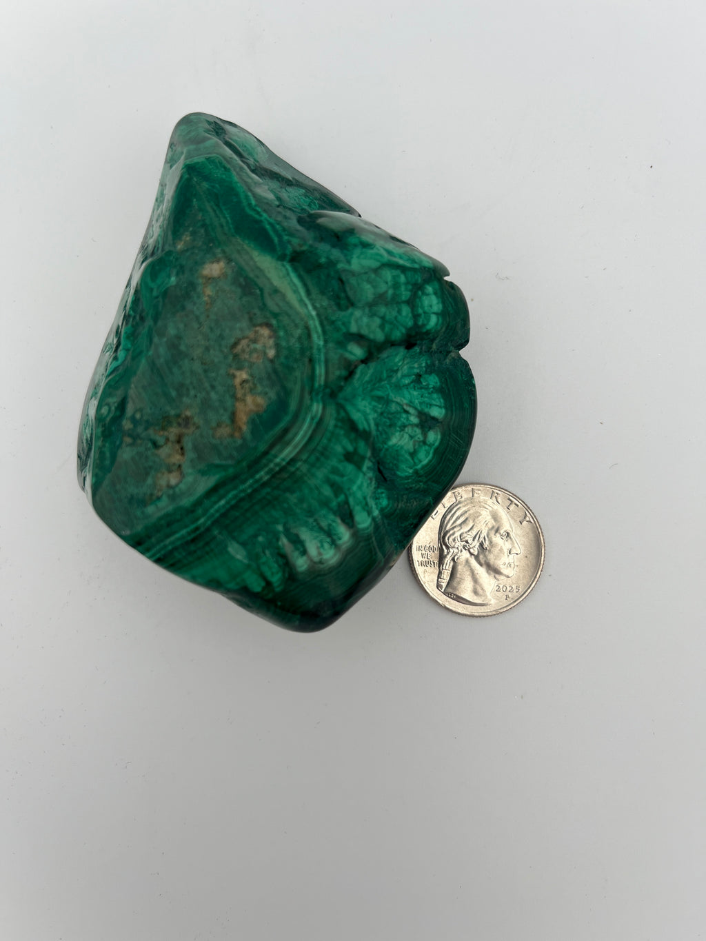 Polished Malachite Freeform