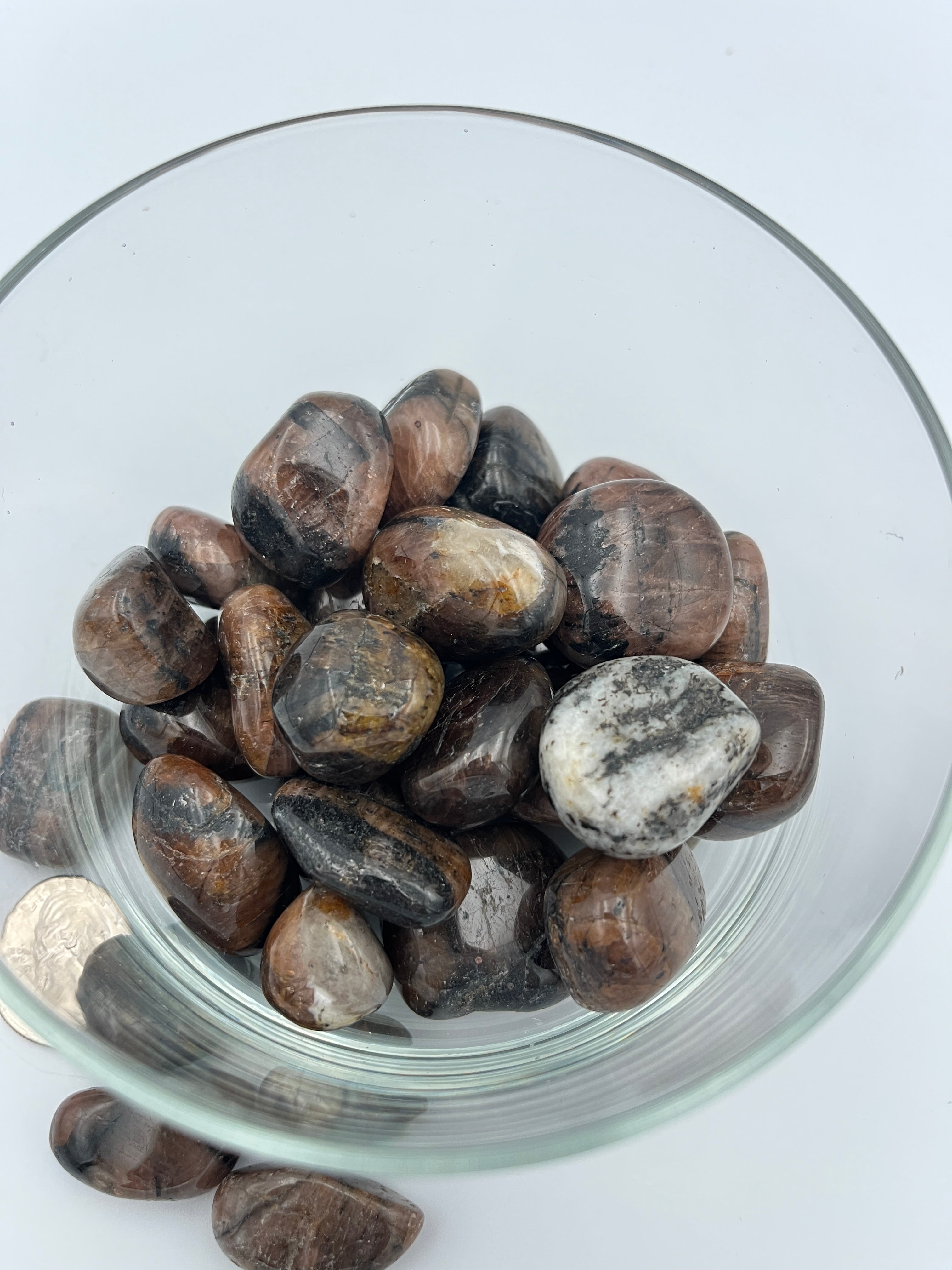 Tumbled Stone from China - Chiastolite